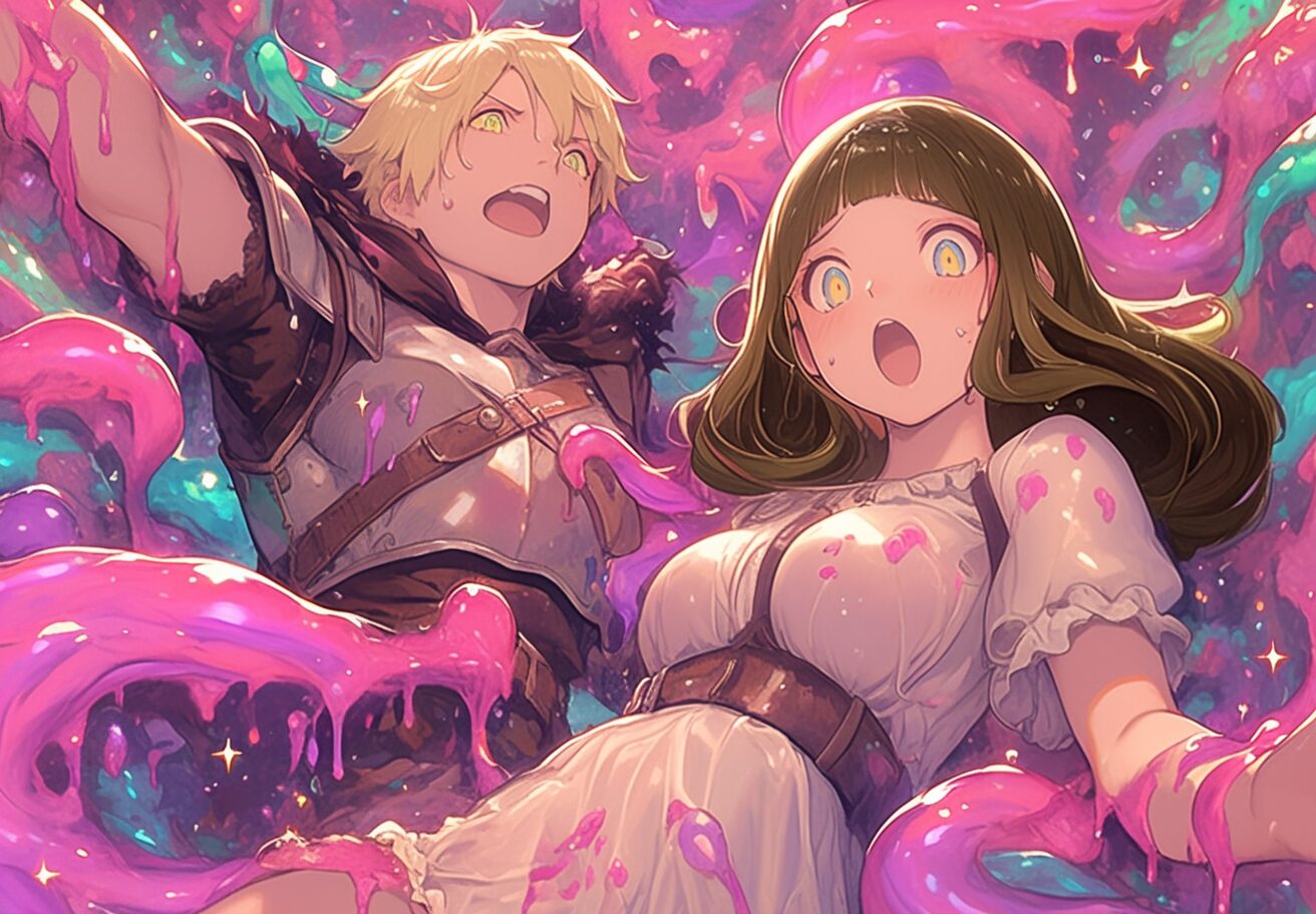 【男も女もエロい目に遭う～2人まとめてスライムえっち～】感想｜男女W受け×異種攻めの快楽地獄